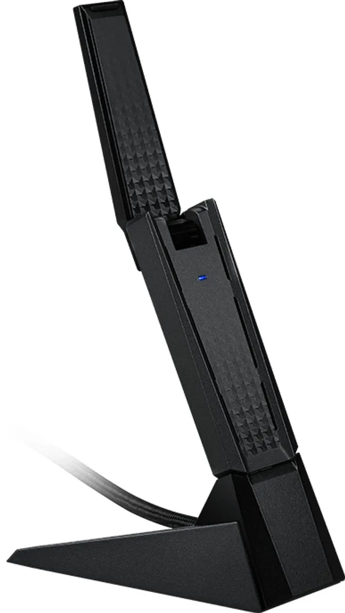 MSI AXE5400 WiFi USB Adapter - Tri-band - Zwart
