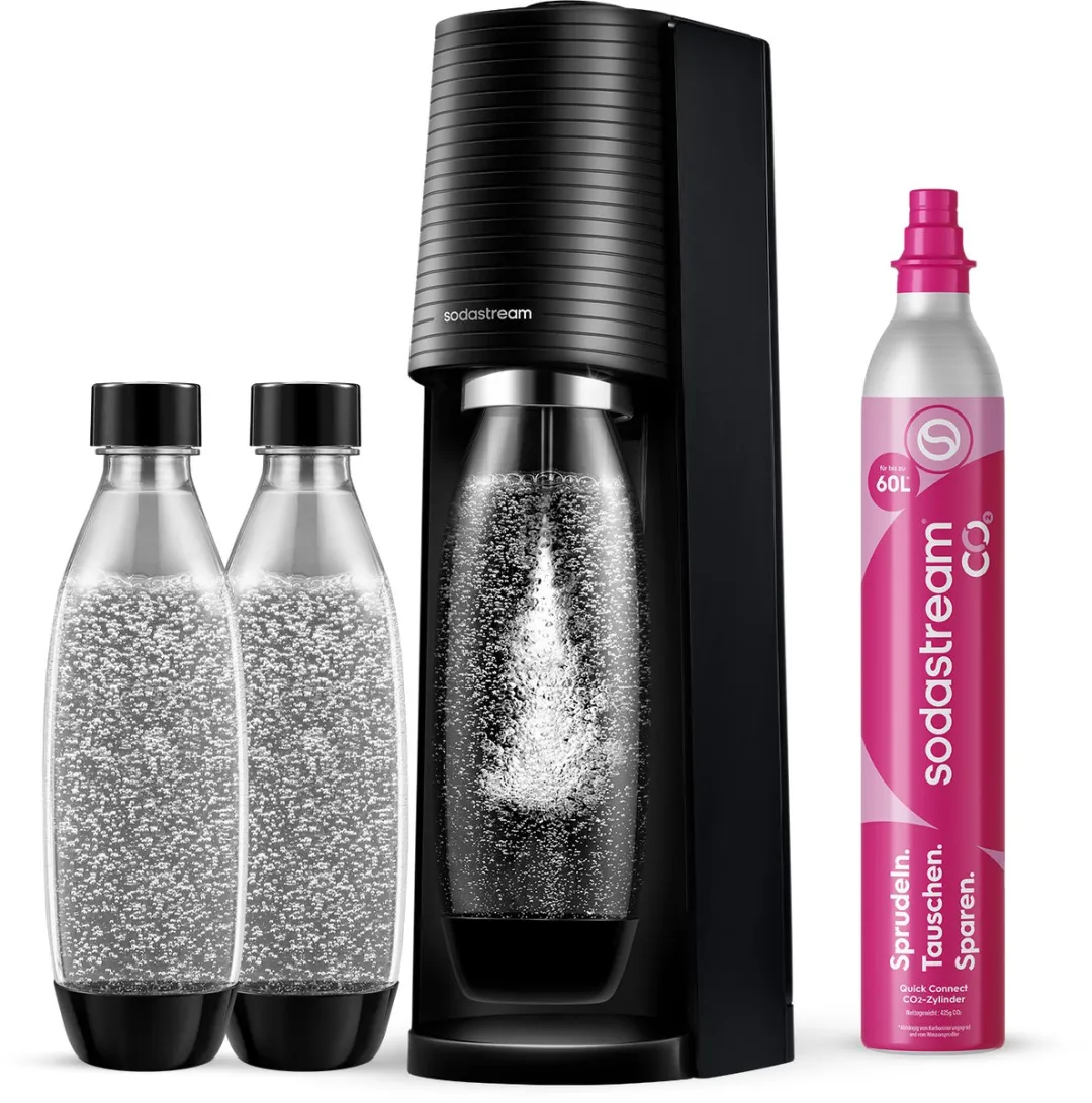 SodaStream Bruiswatertoestel Terra Megapack Zwart