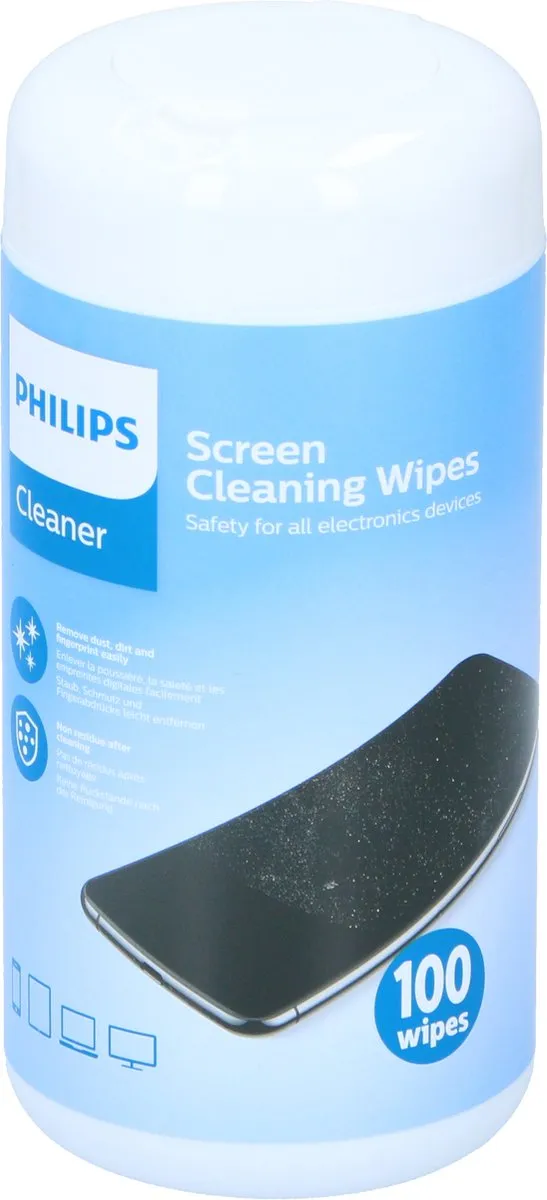 Philips Schermdoekjes 100 Stuks