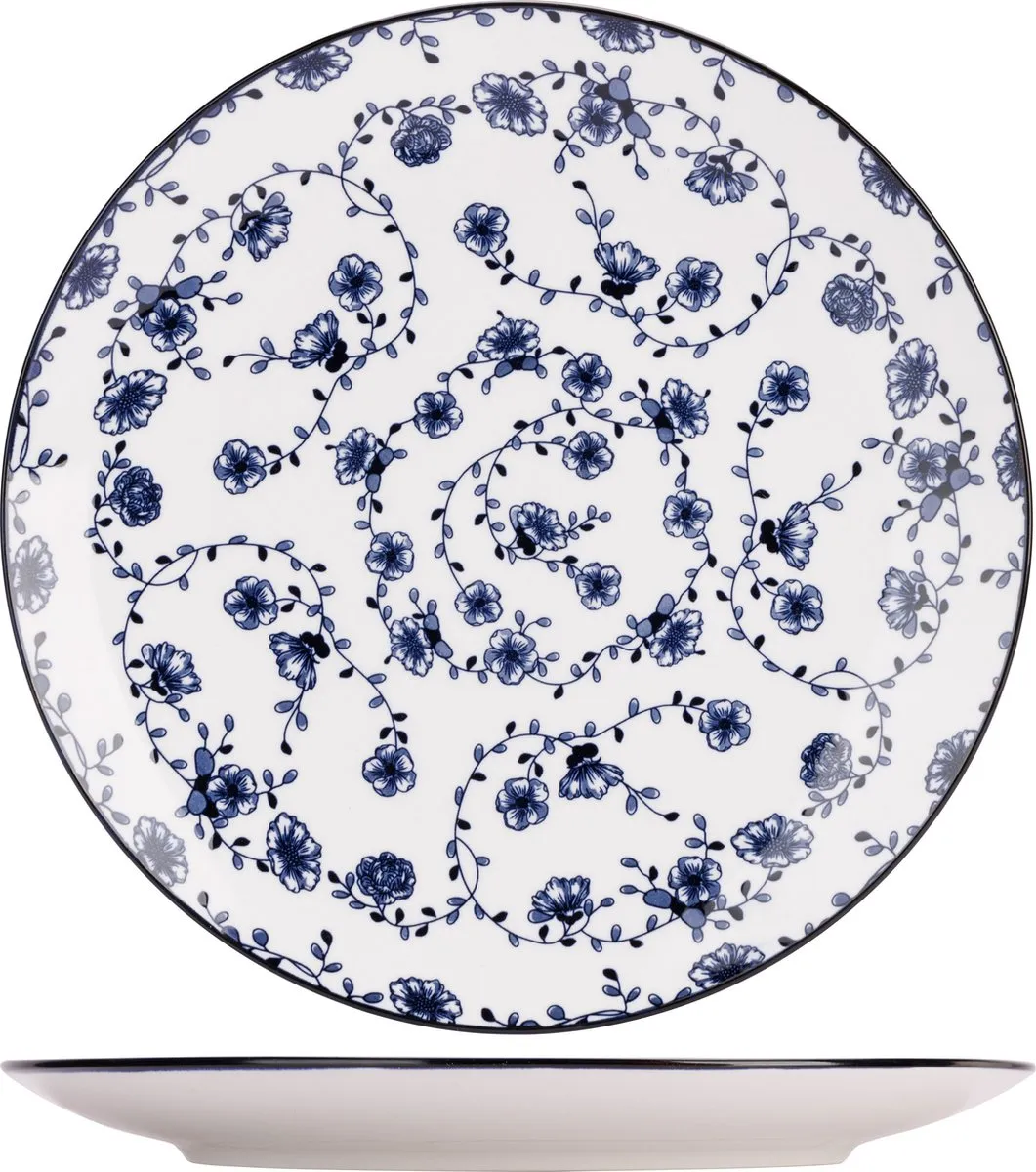 Cosy&Trendy Flor Azul Plat Bord D27cm