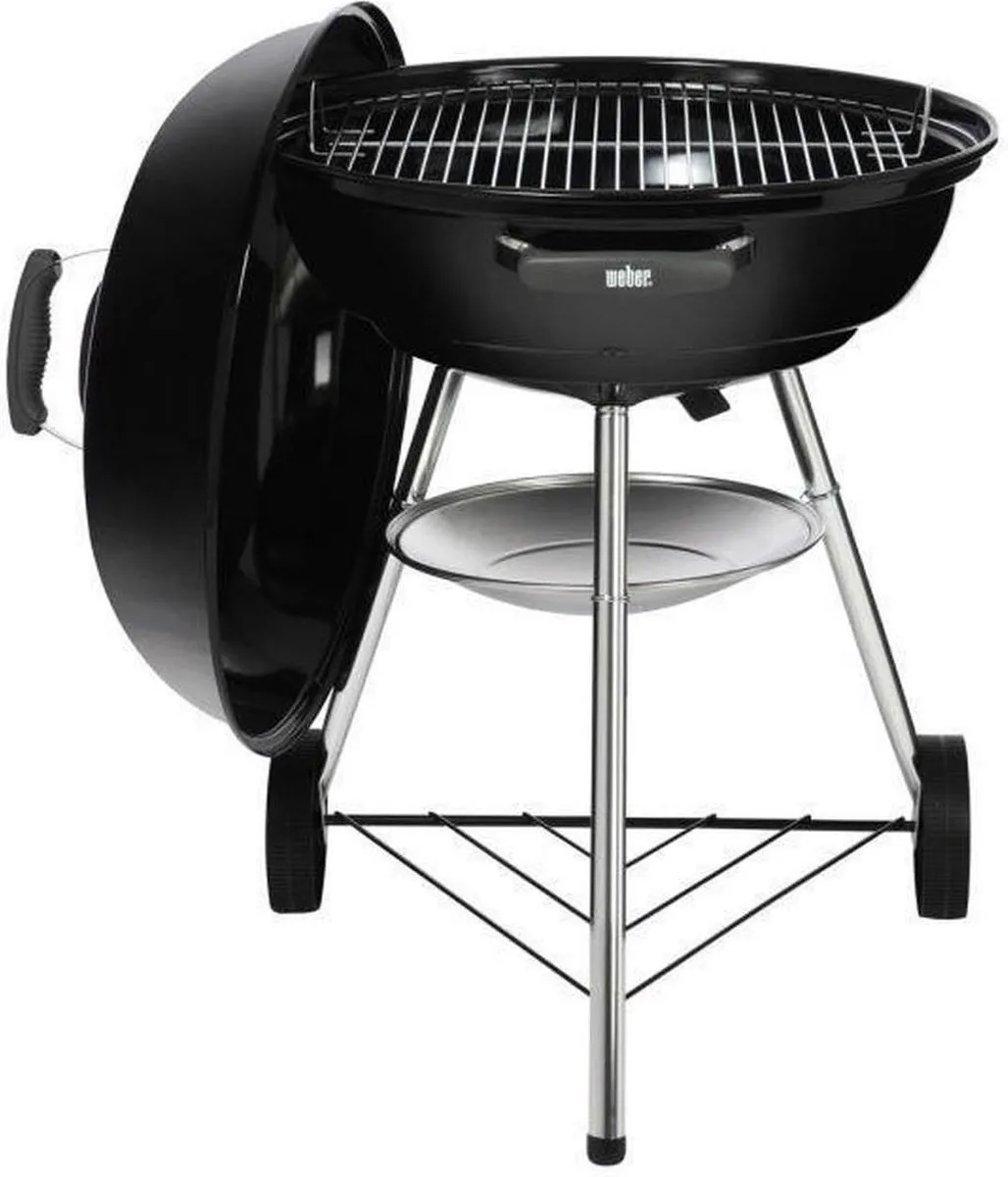 Weber Compact Kettle Houtskoolbarbecue Ø47cm - Zwart