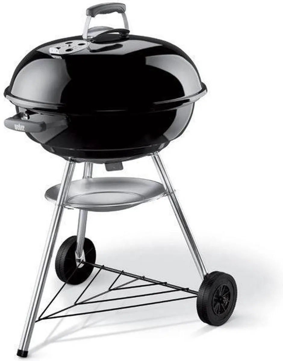 Weber Compact Kettle Houtskoolbarbecue Ø47cm - Zwart