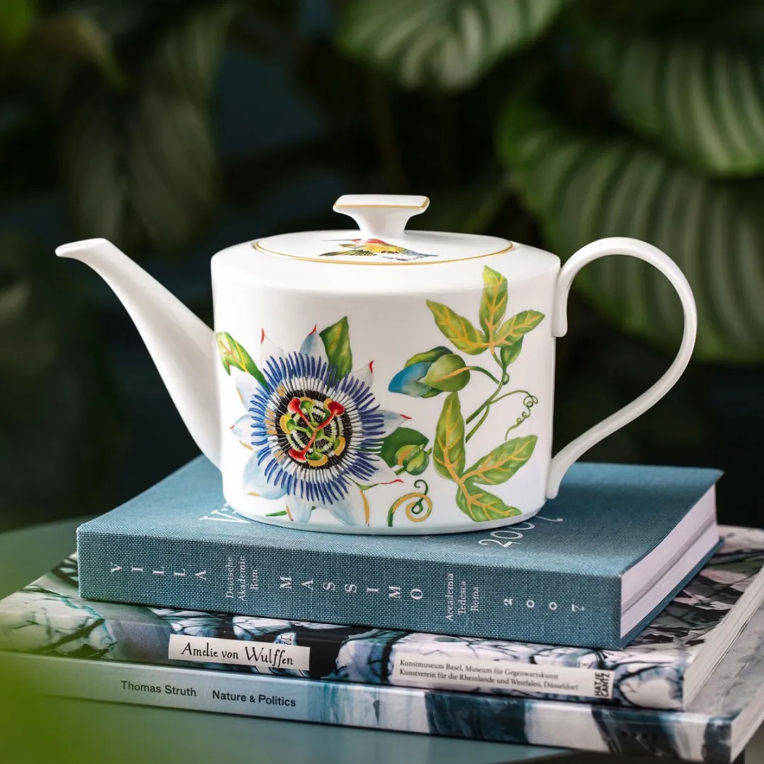 Villeroy & Boch Amazonia Theepot 1,2L - Groen/Wit/Geel