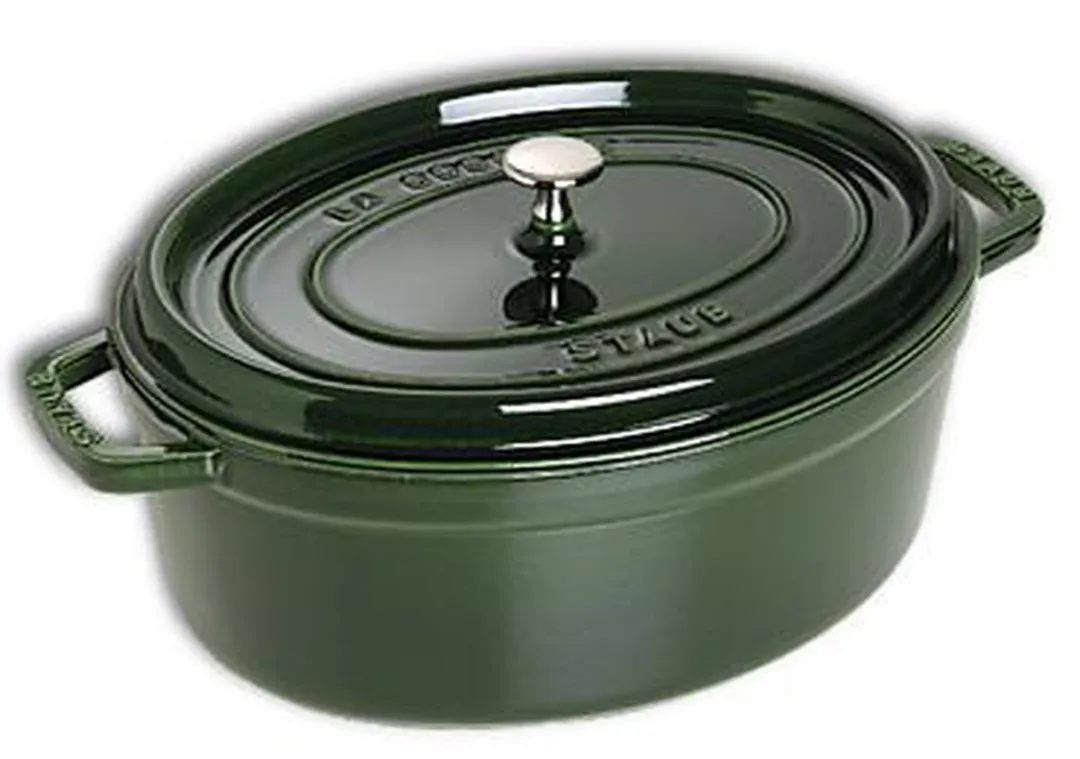 Staub Cocotte Ovaal 33cm - Basilicum - afbeelding 2 van 2