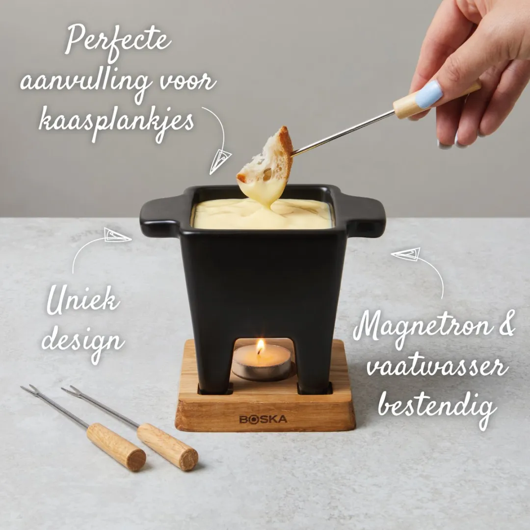 Boska Tapas Fondueset Nero - 300ml