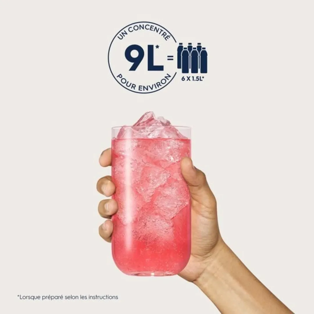 SodaStream Suikervrij Aardbeienconcentraat 6x440ml - Rood