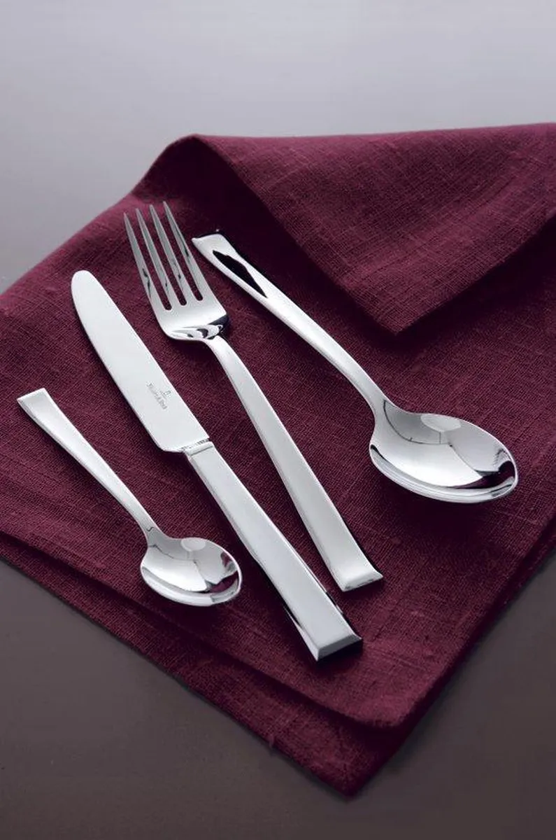 Villeroy & Boch Victor Bestekcassette 68-delig - 12 Personen - Zilver