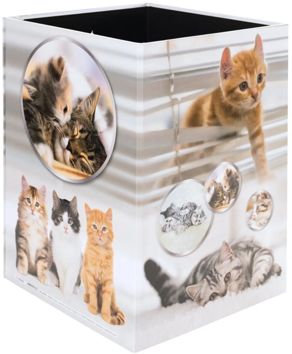 HERMA prullenbak 'Poezen', karton