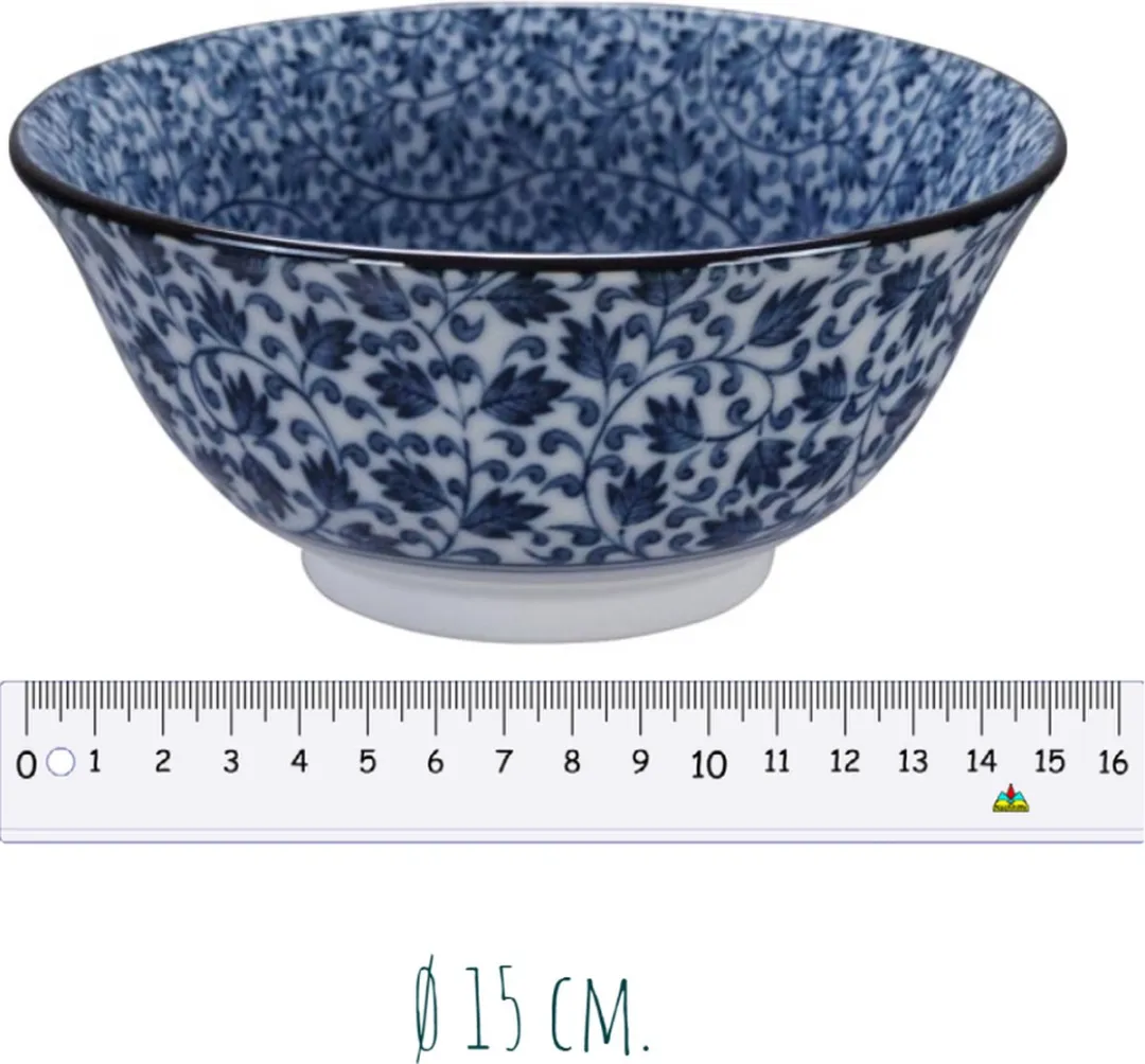 Tokyo Design Studio Mixed Bowls Giftset 4 Stuks - 550ml