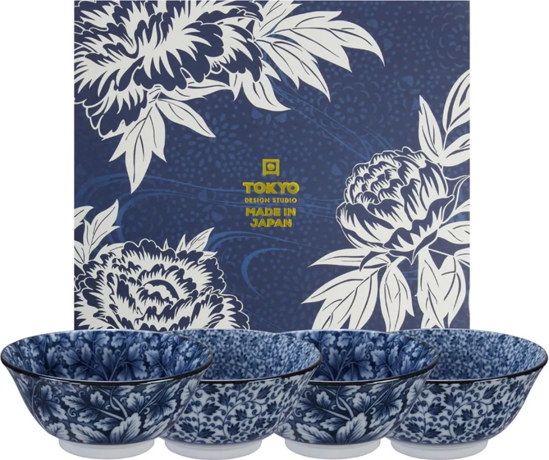 Tokyo Design Studio Mixed Bowls Giftset 4 Stuks
