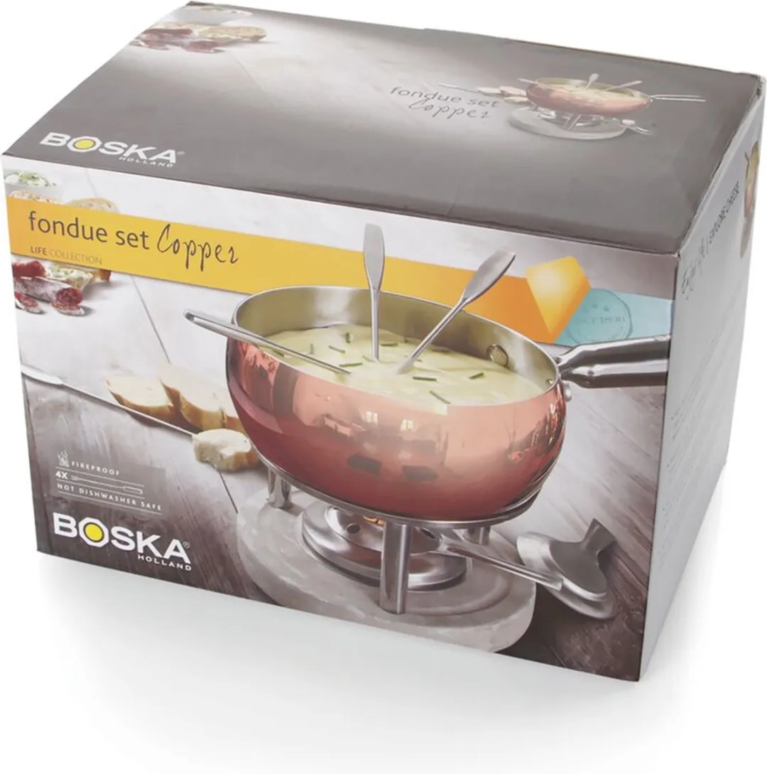 Boska Fondueset Koper - 1,7L - 22cm