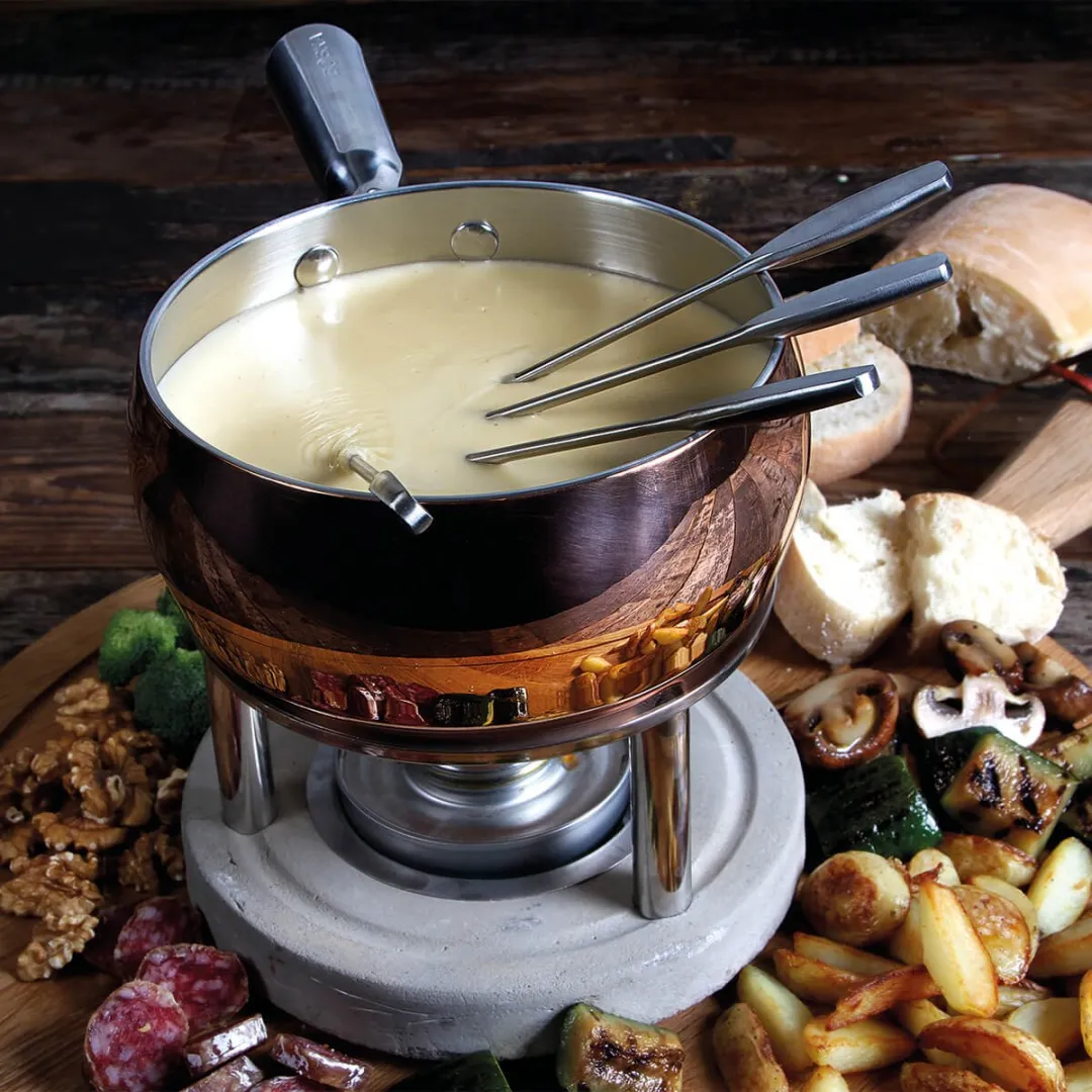 Boska Fondueset Koper - 1,7L - 22cm