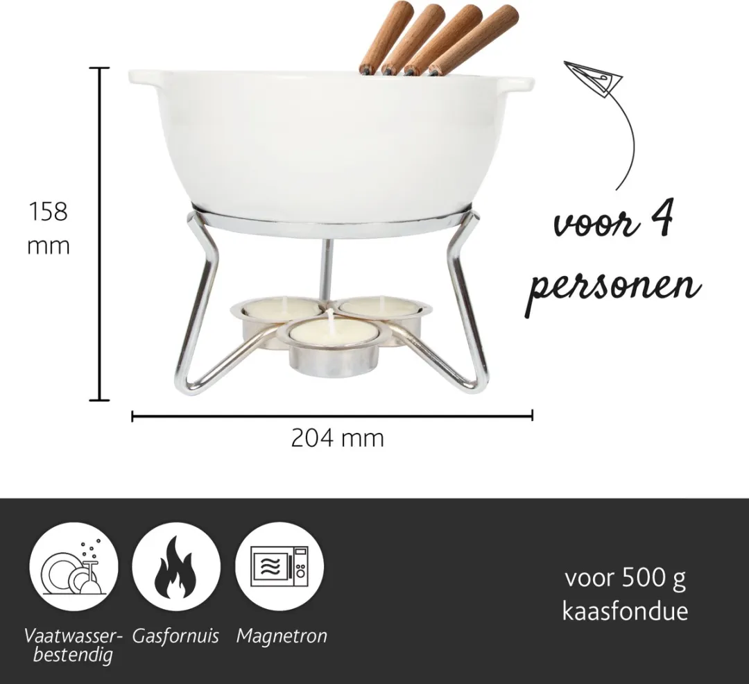 Boska Kaasfondueset Party - 750ml - Wit