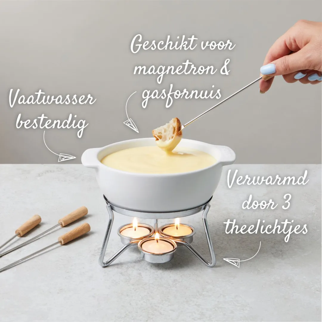 Boska Kaasfondueset Party - 750ml - Wit