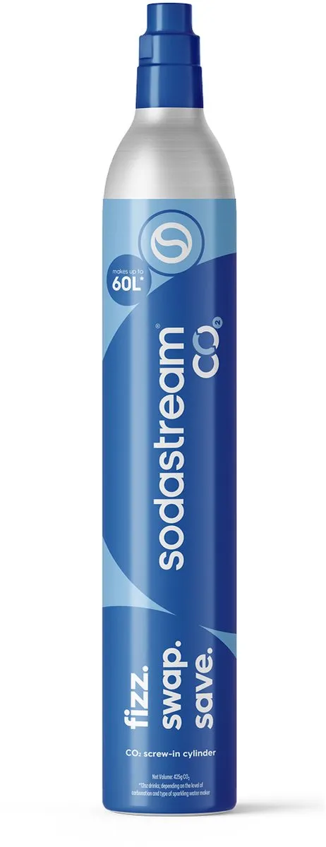 SodaStream Reserve Koolzuurcilinder 60L - Blauw