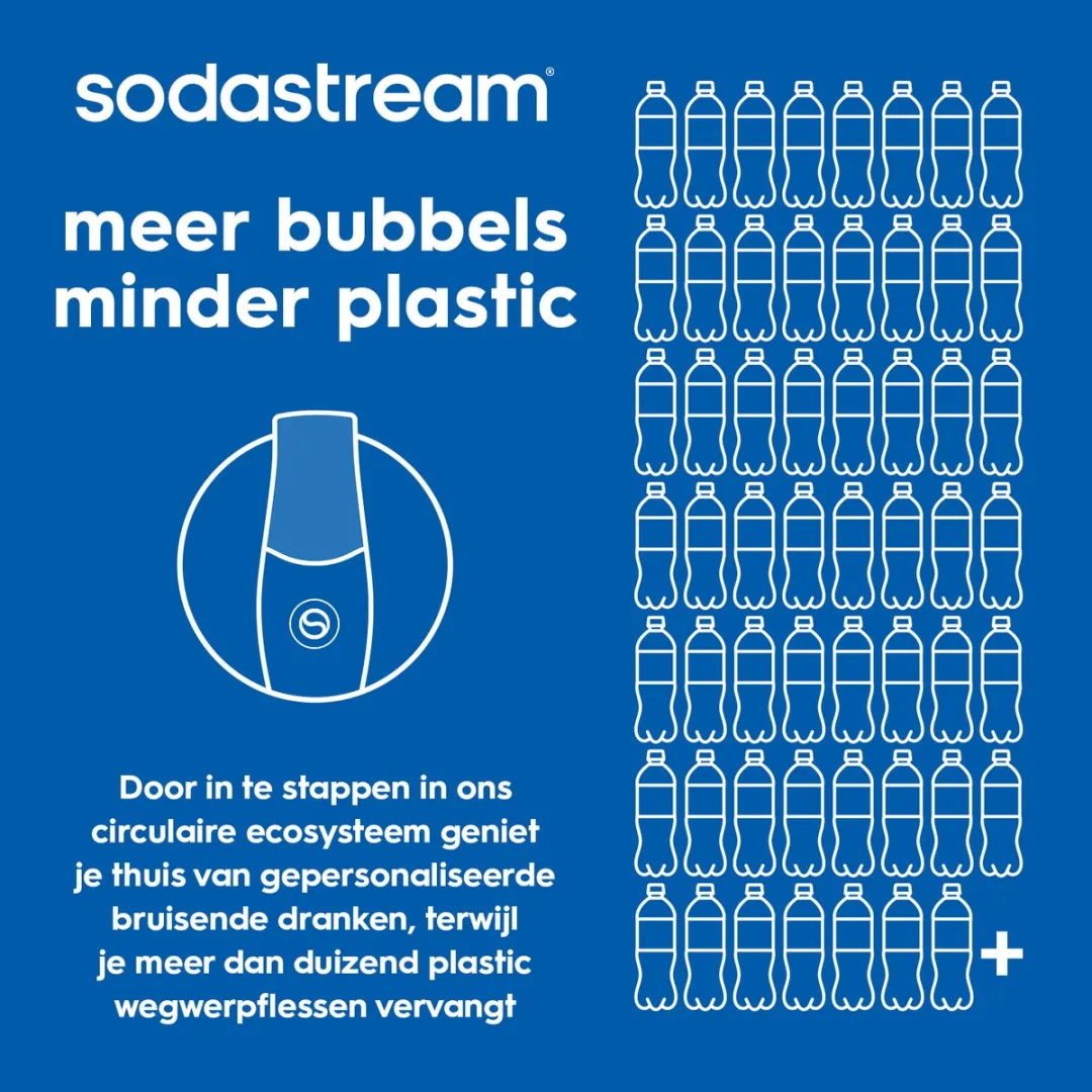 SodaStream Reserve Koolzuurcilinder 60L - Blauw