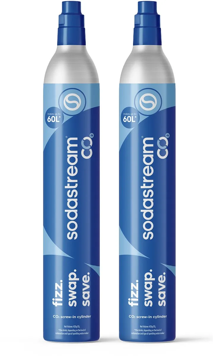 SodaStream Reserve Koolzuurcilinder 60L - Blauw - afbeelding 6 van 6