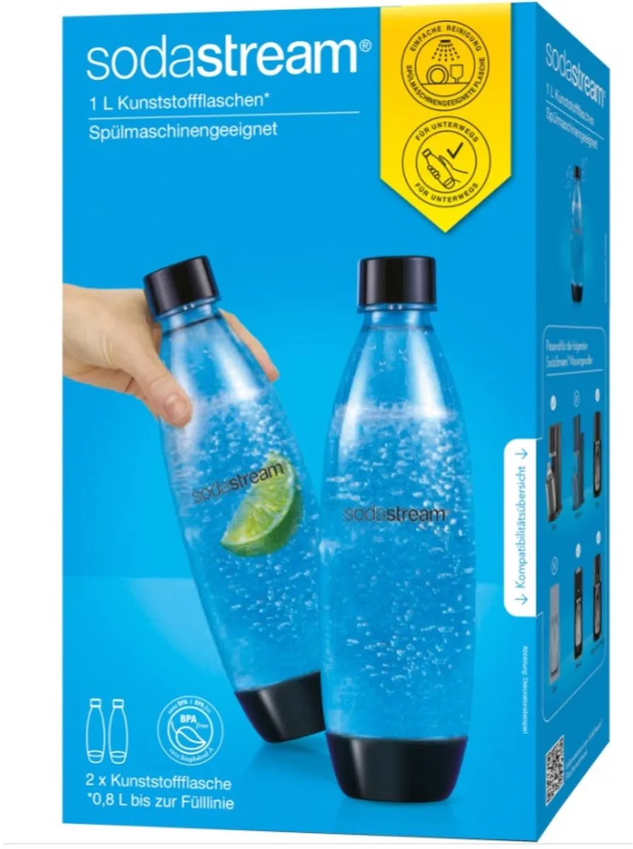 SodaStream Fuse Kunststof flessen 1 liter duo pak