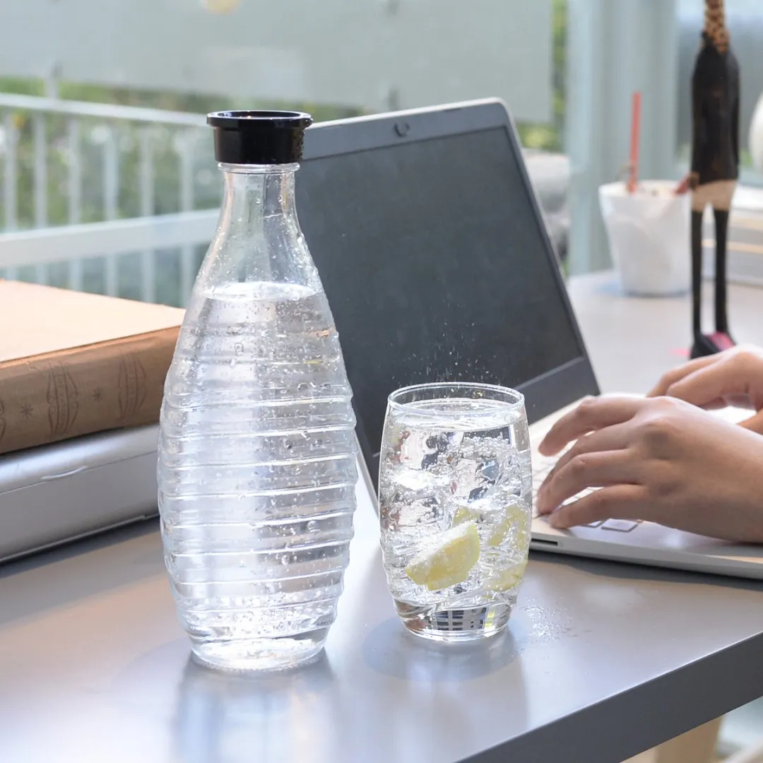 SodaStream Duopack Glazen Karaffen 0,75L - 2 Stuks