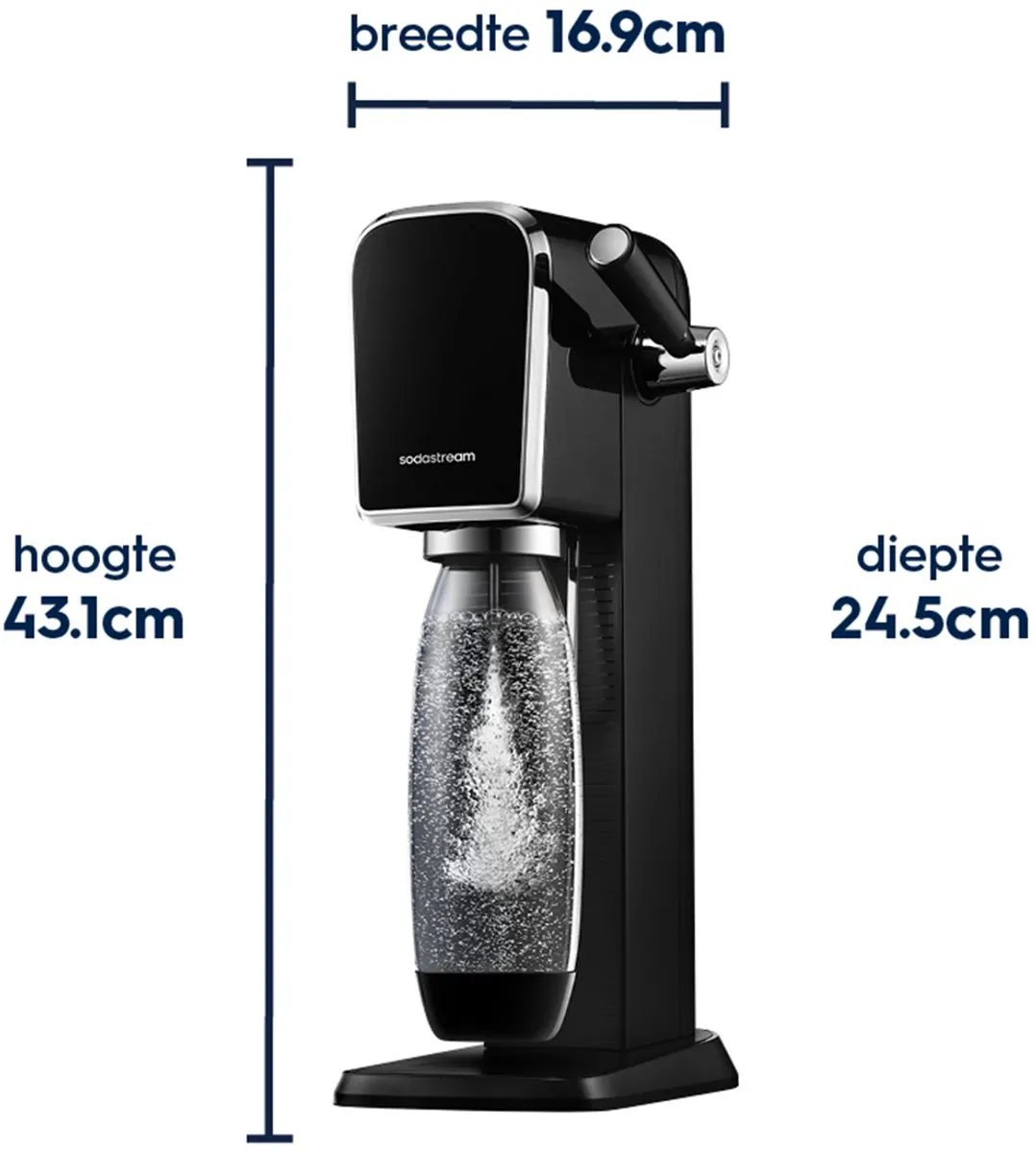 SodaStream Bruiswatertoestel ART - zwart