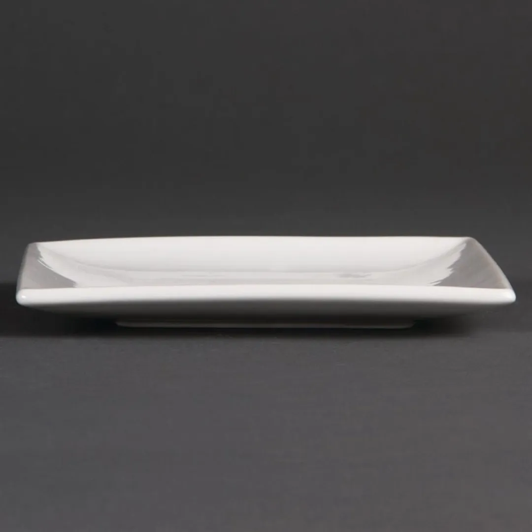 Olympia Whiteware U155 Vierkante Borden 24cm - 12 Stuks