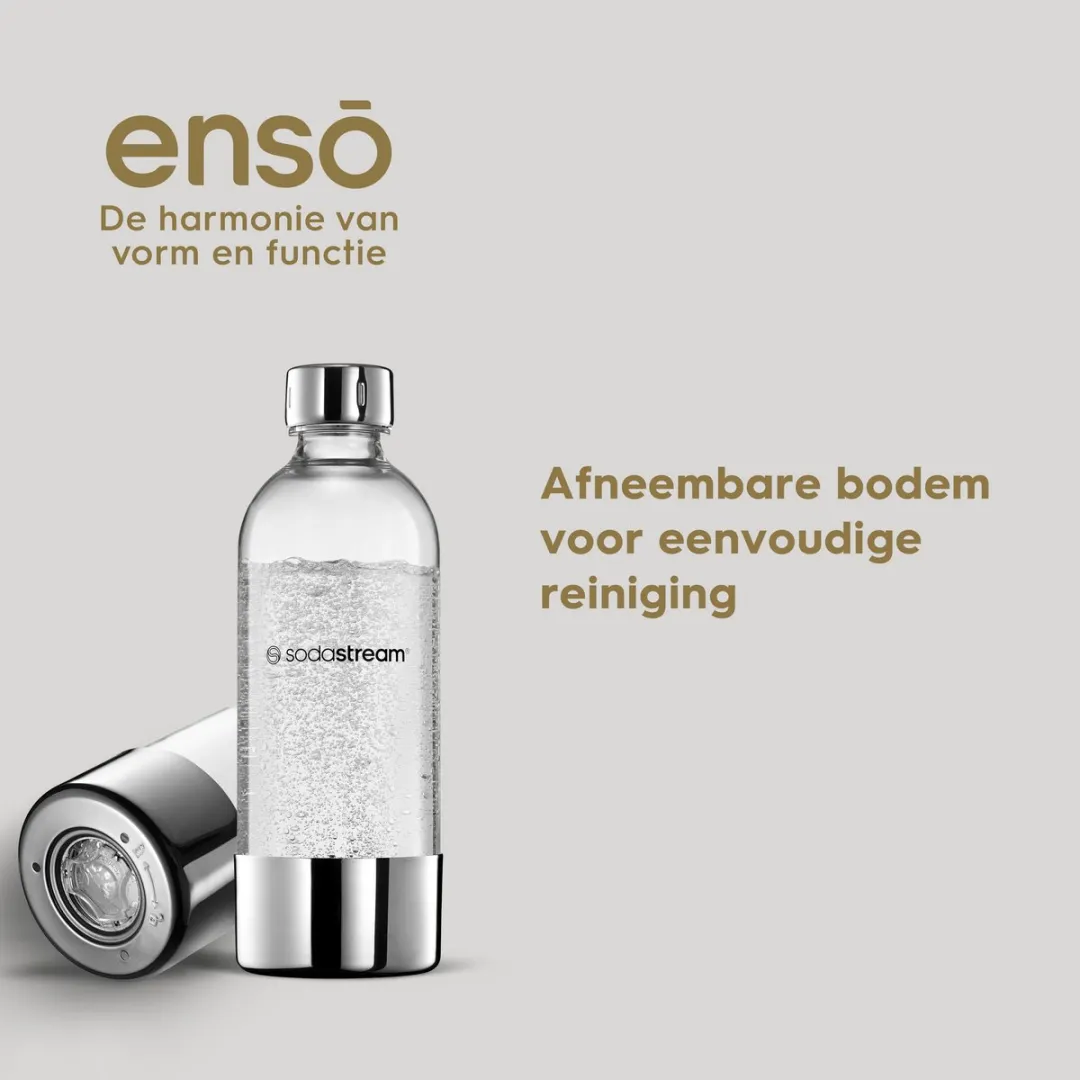 SodaStream Fuse Fles 1L - Rvs/Zilver