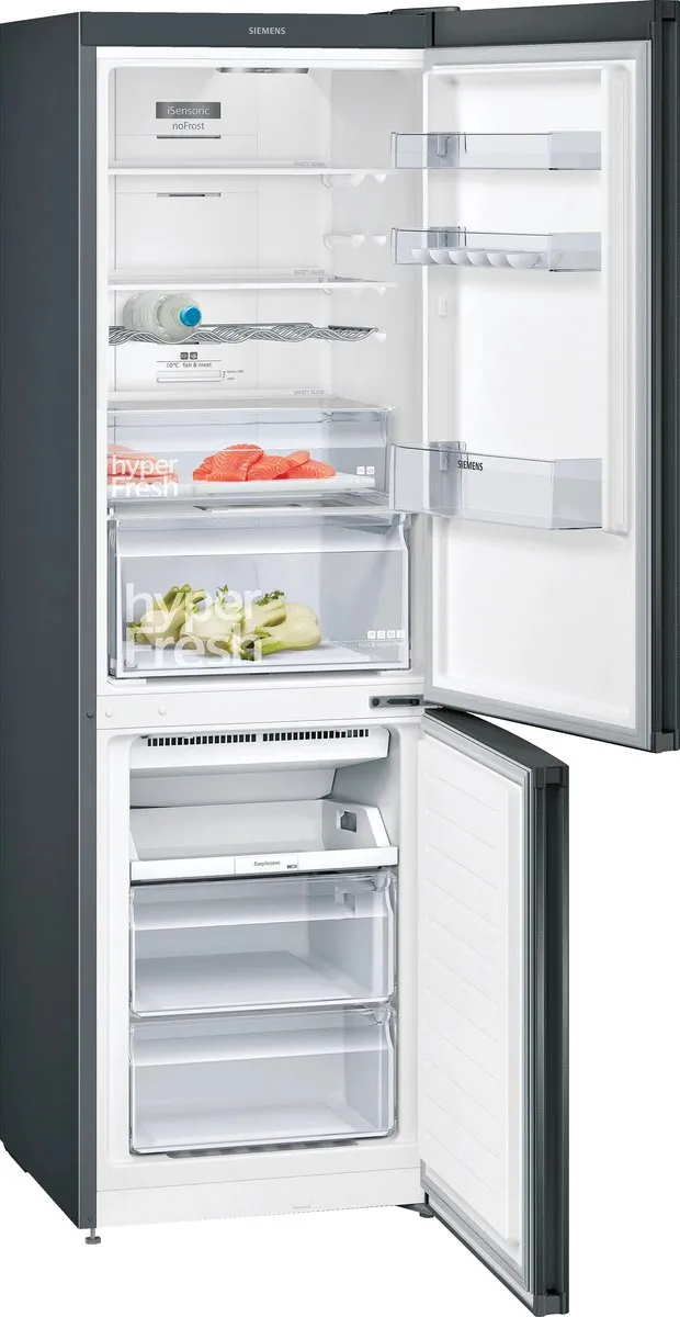 Siemens iQ300 KG36NXXEA Koel-Vriescombinatie - 326L - Zwart