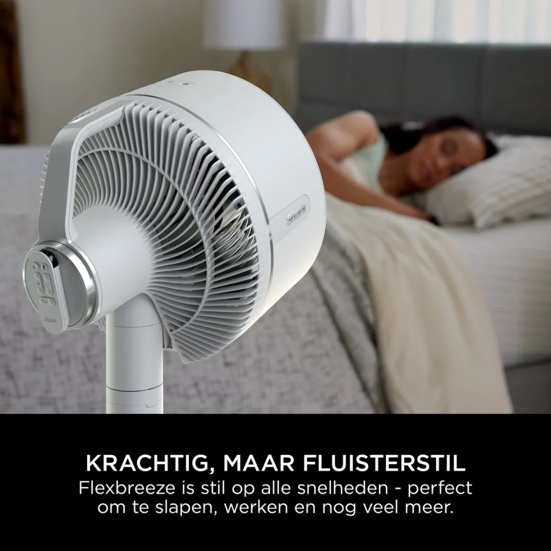 Shark FlexBreeze Statief- én Tafelventilator - 24 uur Accuduur - Krachtig én Fluisterstil - Inclusief Afstandsbediening & InstaCool Waternevelaar - FA220EU