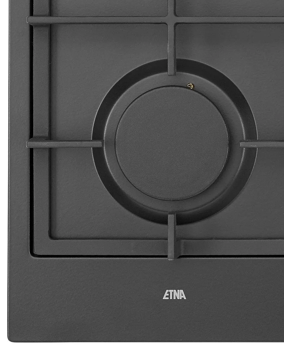 Etna KG859ZTA Gaskookplaat 59cm - 4 Branders Zwart