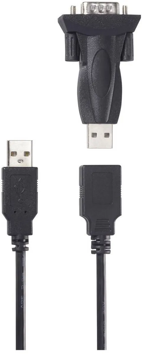 Renkforce USB naar RS232 Adapter RF-6801264 - 1m - Zwart