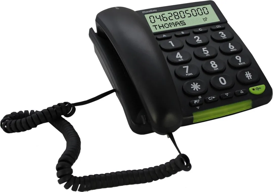 Doro PhoneEasy 312CS Vaste Telefoon - Zwart - afbeelding 2 van 5