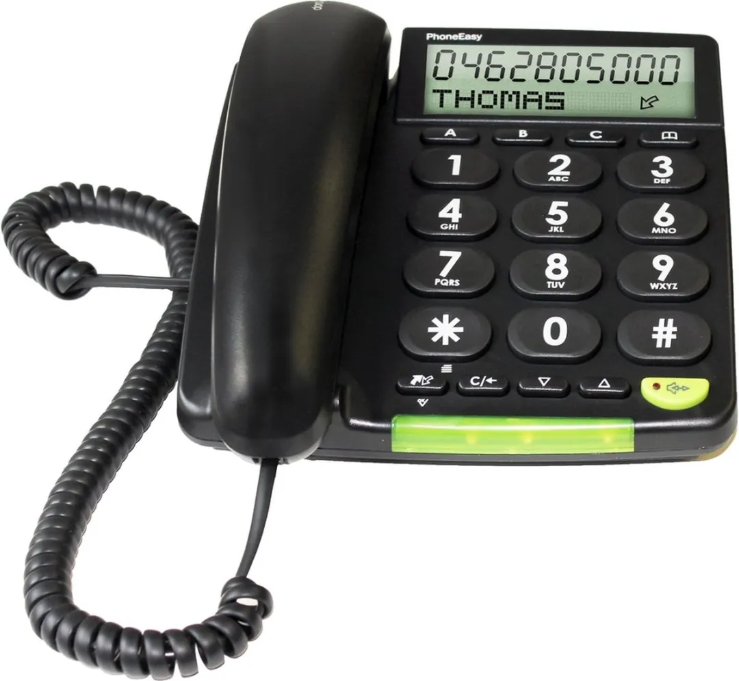 Doro PhoneEasy 312CS Vaste Telefoon - Zwart - afbeelding 4 van 5