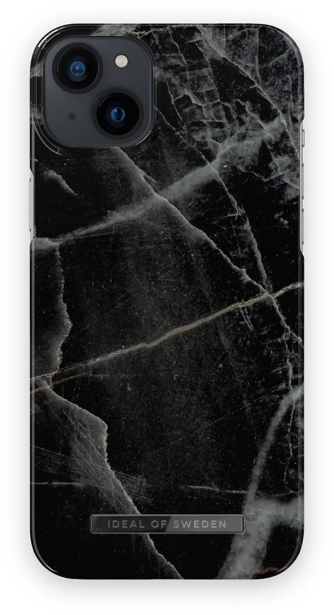 iDeal of Sweden iPhone 14 Plus Hoes Black Thunder Marble IDFCAW21-I2267-358