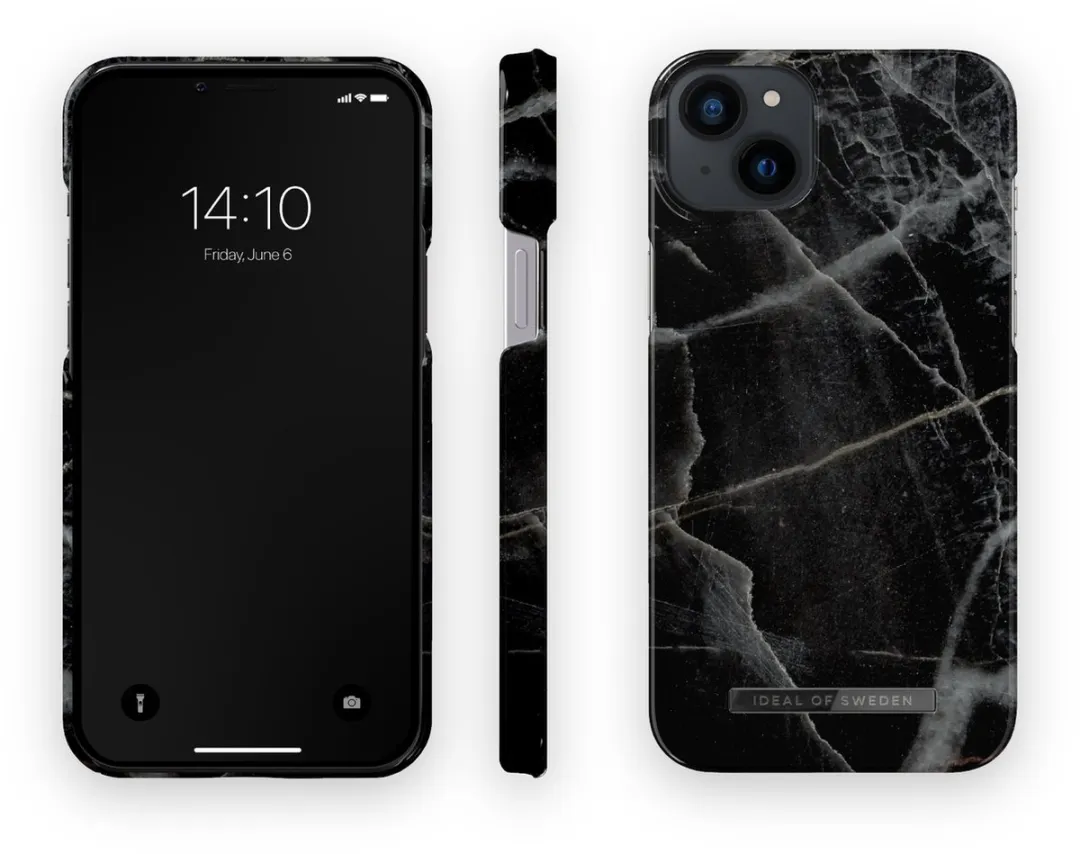 iDeal of Sweden iPhone 14 Plus Hoes Black Thunder Marble IDFCAW21-I2267-358