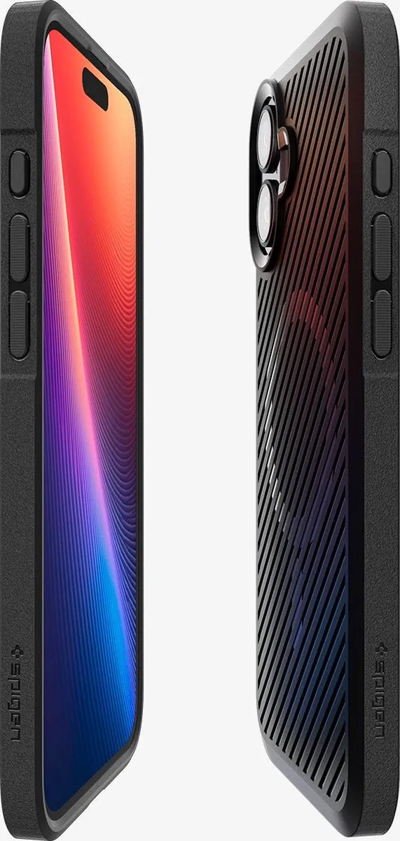 Spigen Core Armor MagFit iPhone 16 Hoesje - Zwart - afbeelding 4 van 6