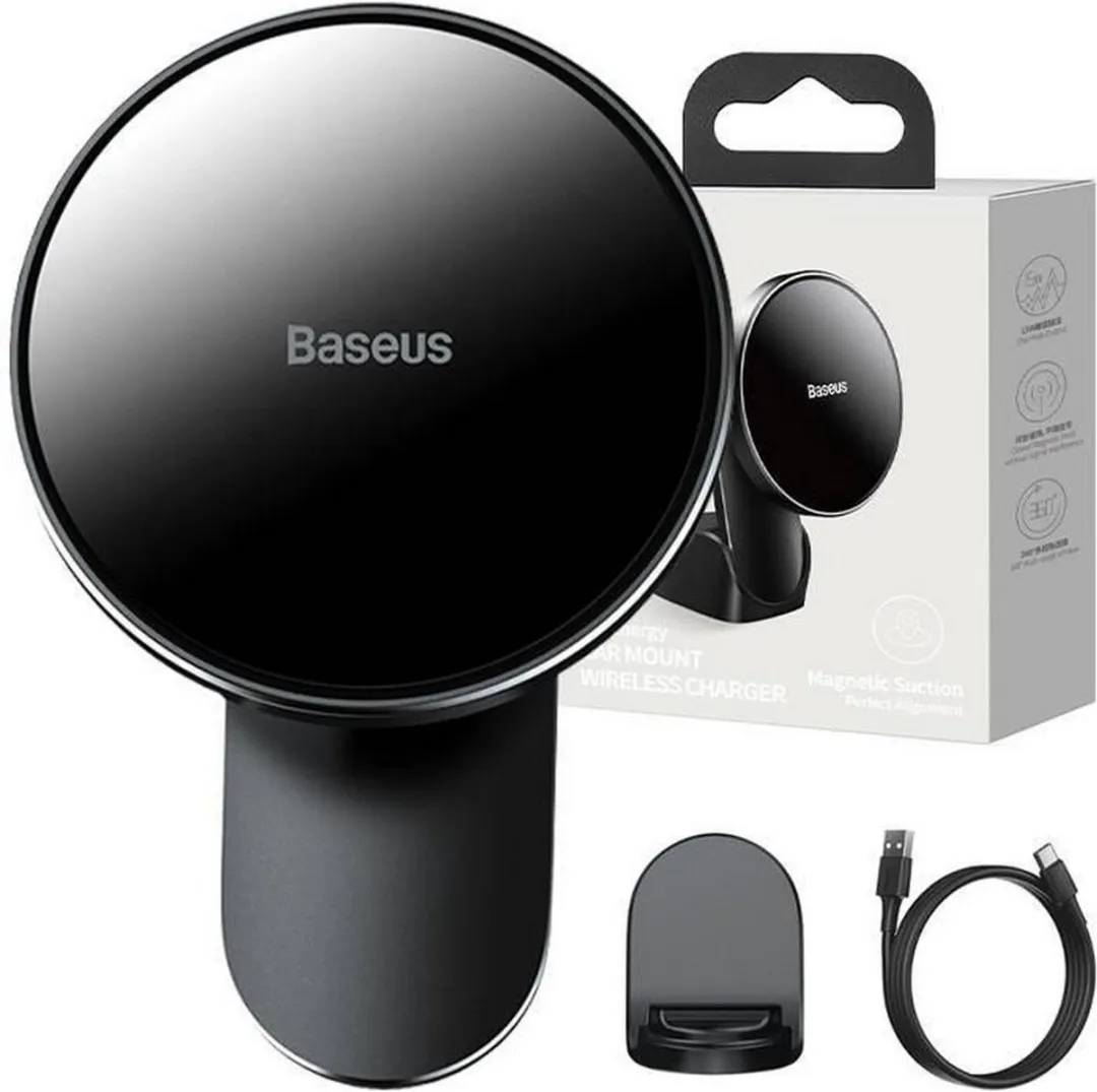 Baseus Big Energy MagSafe Houder - 15W Draadloos - 8 Inch - afbeelding 6 van 6