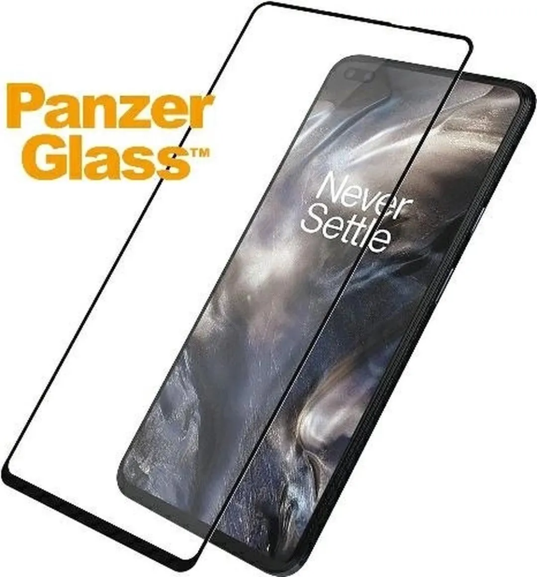 PanzerGlass PZ-7015 Screenprotector - OnePlus Nord - Zwart - afbeelding 2 van 6