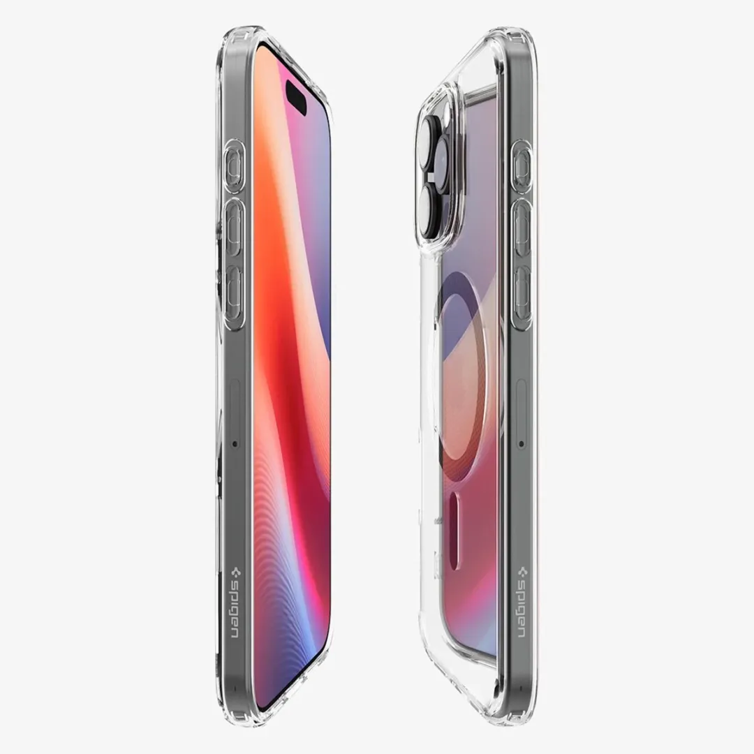 Spigen Ultra Hybrid MagSafe 12163 iPhone 16 Pro Max Hoesje - Transparant