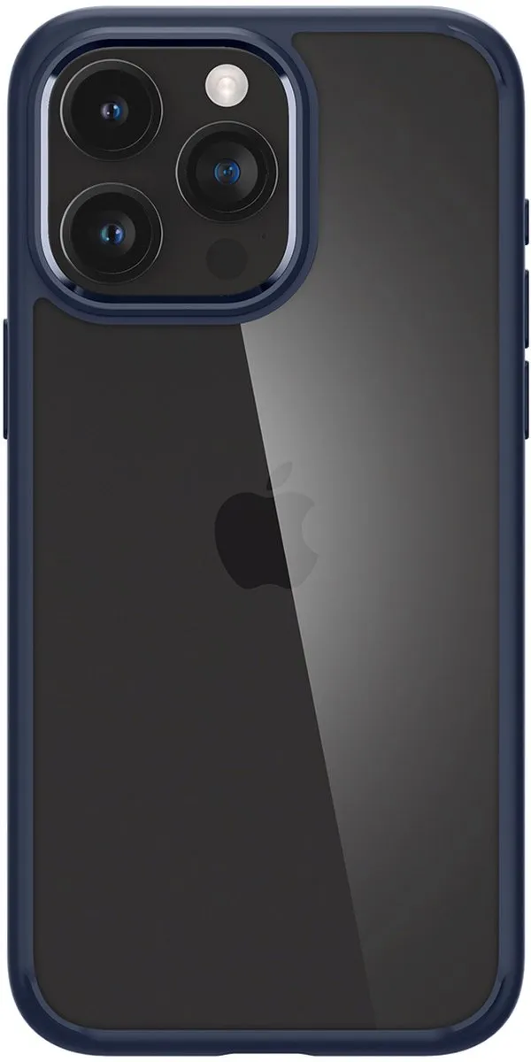 Spigen Ultra Hybrid ACS06573 Hoesje - iPhone 15 Pro Max - Donkerblauw