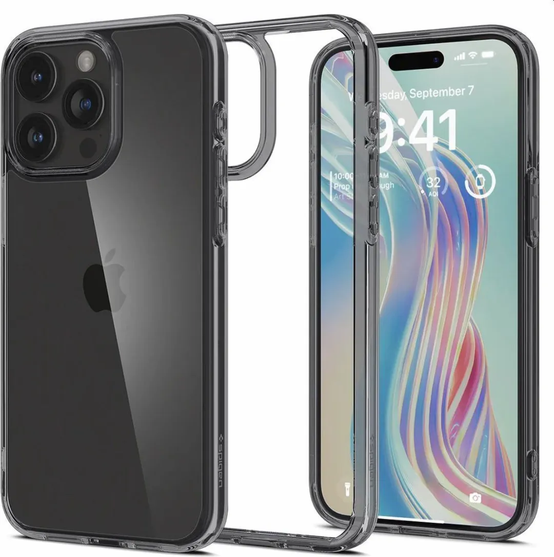 Spigen Ultra Hybrid Case ACS06575 - iPhone 15 Pro Max - Transparant