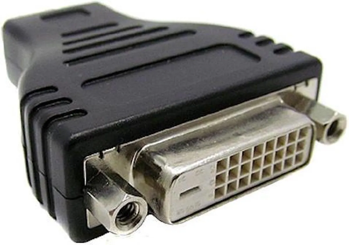 HP 691227-001 HDMI naar DVI-D Adapter - Zwart