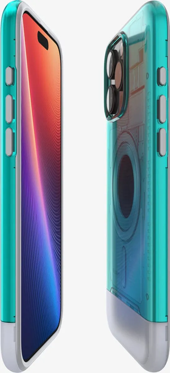 Spigen Classic C1 MagFit Hoesje ACS08019 - iPhone 16 Pro Max - Blauw