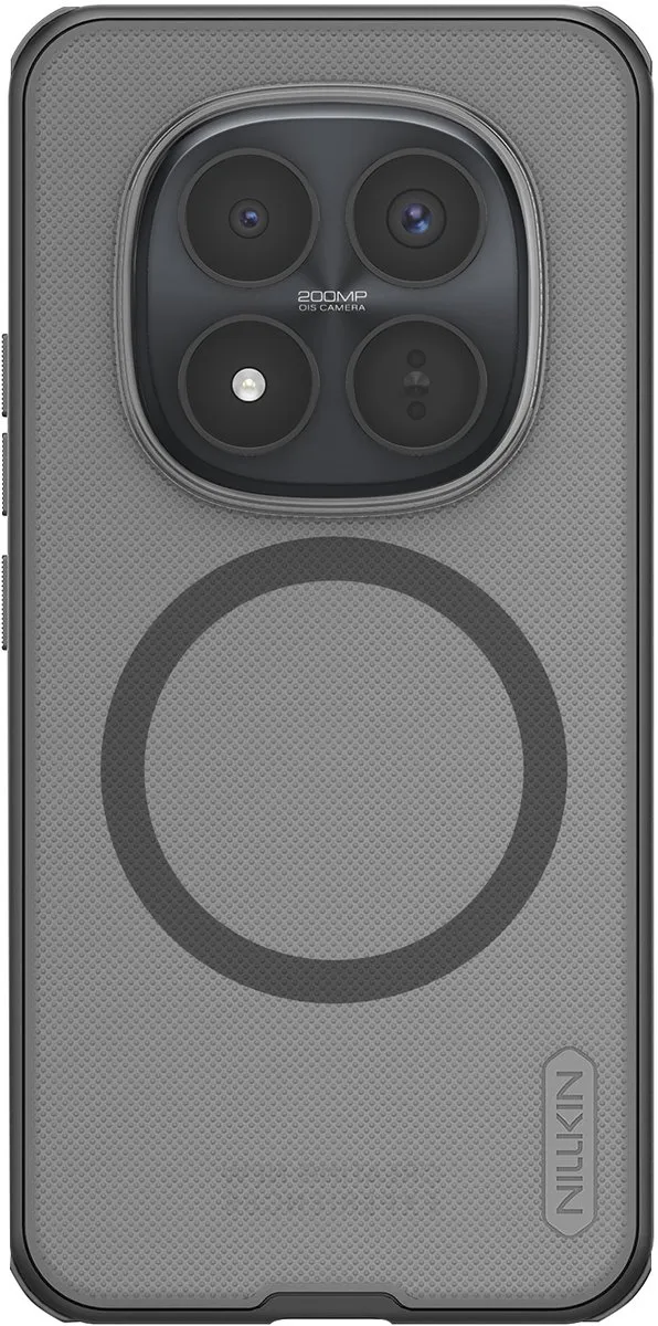 Nillkin Frosted Shield Hoesje Xiaomi Redmi Note 11 Pro - MagSafe - Transparant Zwart