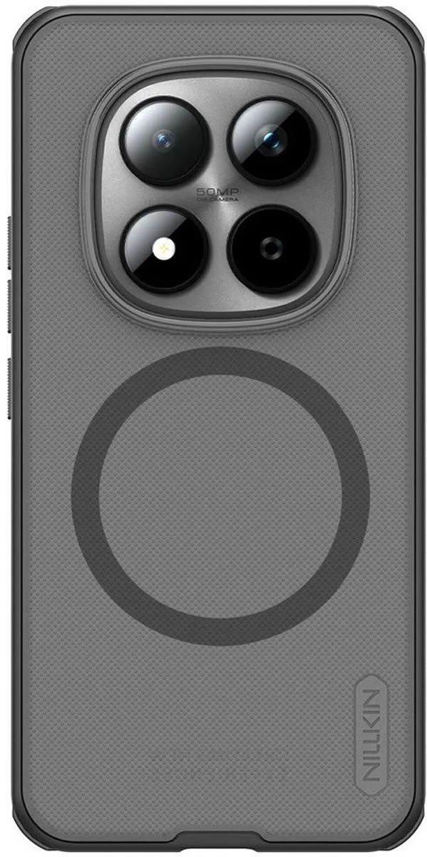 Nillkin Frosted Shield Hoesje Xiaomi Redmi Note 11 Pro - MagSafe - Transparant Zwart