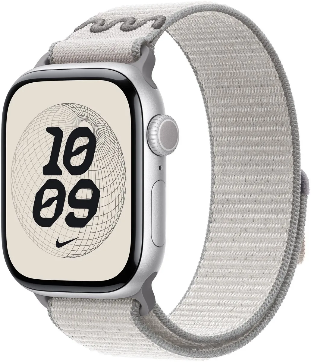 Apple Nike Sport Loop Band - 38/40/41/42mm Lichtgrijs - afbeelding 6 van 6