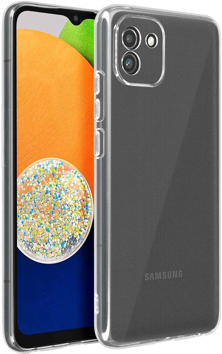 Samsung Galaxy A03 Soft Clear Hoesje - EF-QA036TTEGEU - Transparant