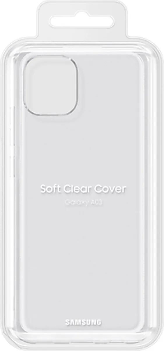 Samsung Galaxy A03 Soft Clear Hoesje - EF-QA036TTEGEU - Transparant