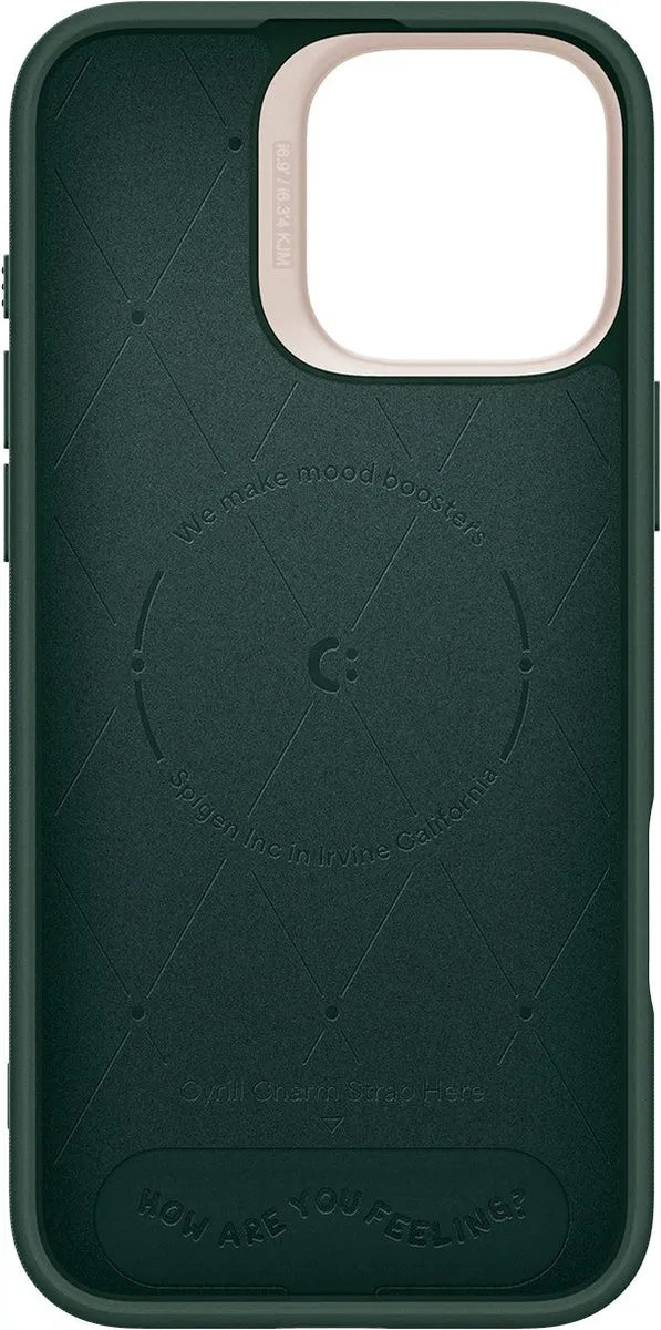 Spigen Cyrill Kajuk Mag Hoesje iPhone 16 Pro Max - Groen - MagSafe