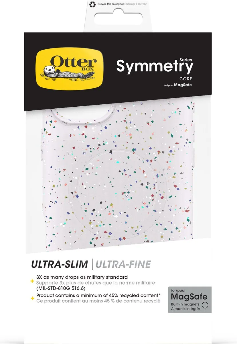 OtterBox Core Mag Hoesje iPhone 16 Plus - sprinkles white - 77-97256