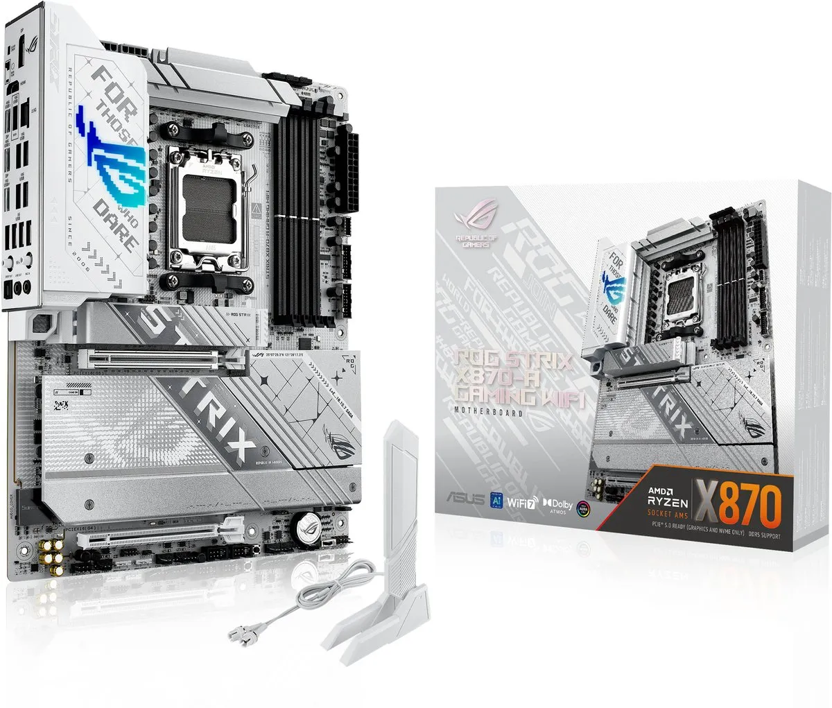 ASUS ROG Strix X870-A Gaming WiFi Moederbord - AM5 - ATX